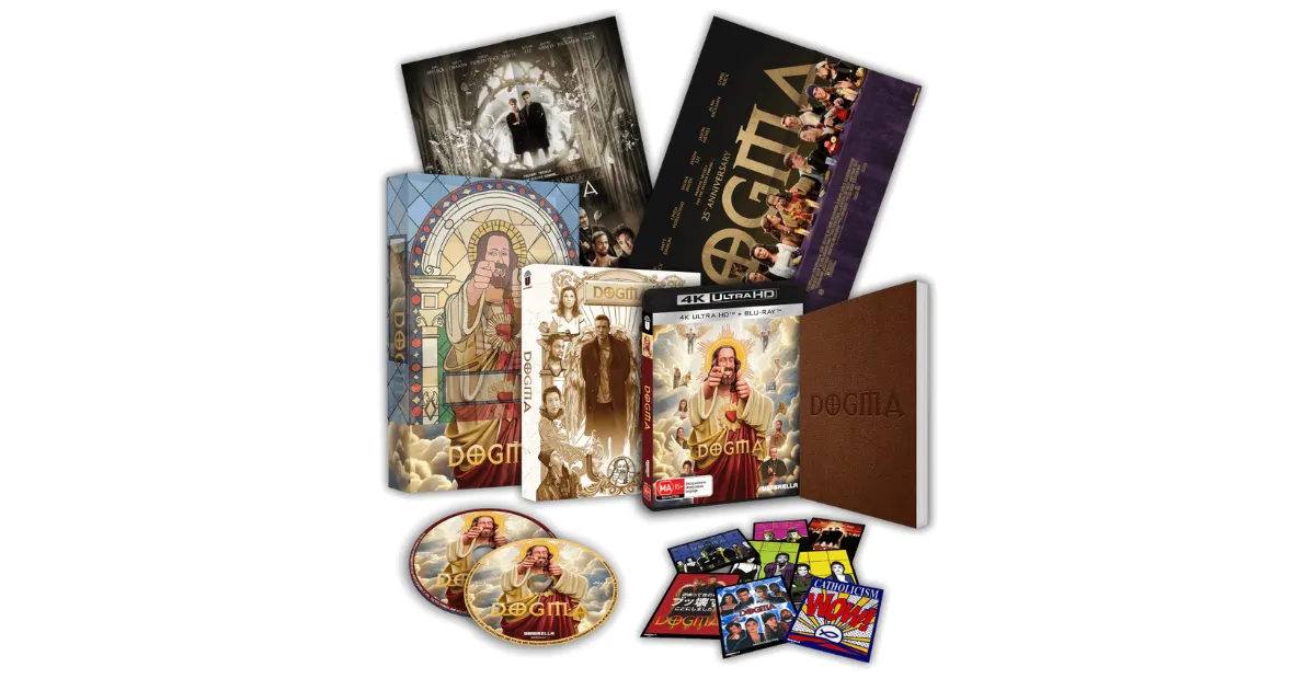 Dogma (1999) 4K & Blu-ray Collector's Edition Arrives December 10 from Umbrella Entertainment