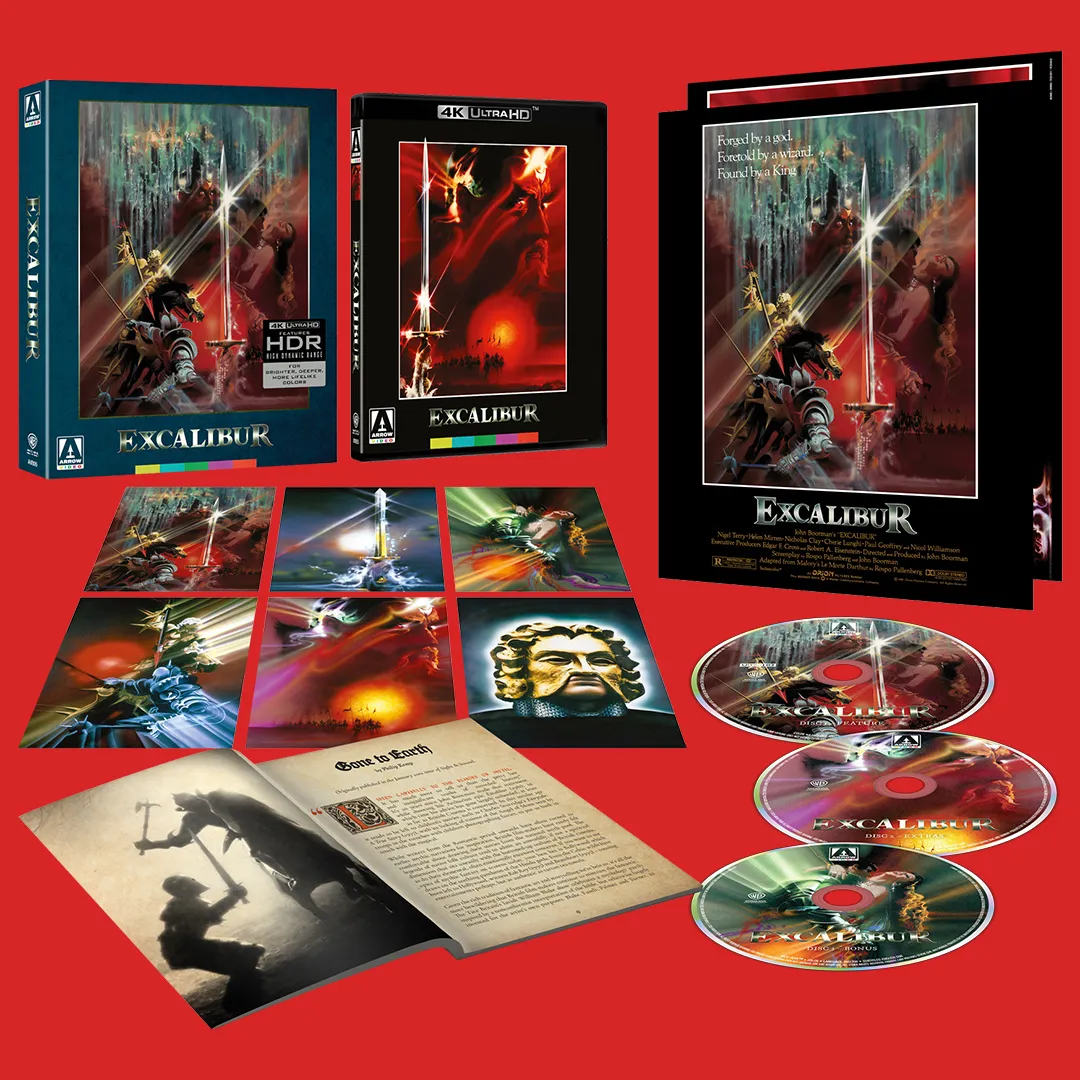 Excalibur 4K UHD Blu-ray from Arrow Video