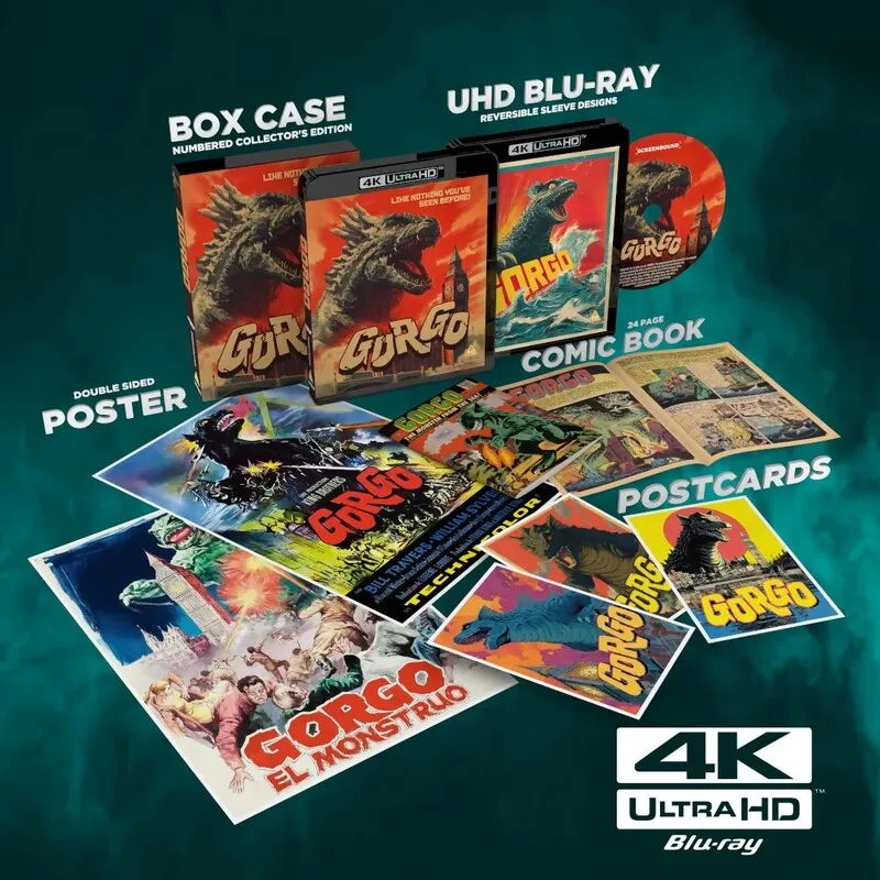 Gorgo Limited Edition 4K Blu-ray by Screenbound Pictures