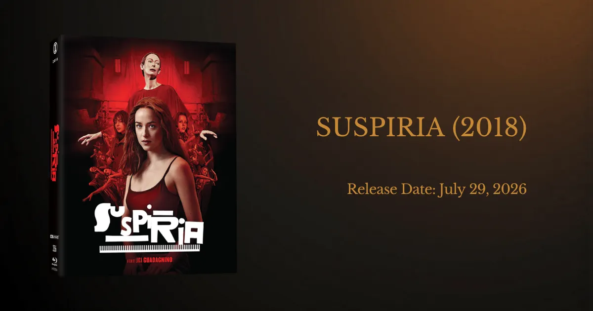 Luca Guadagnino's Suspiria (2018) Comes to 4K UHD in an Imprint Limited Edition SteelBook
