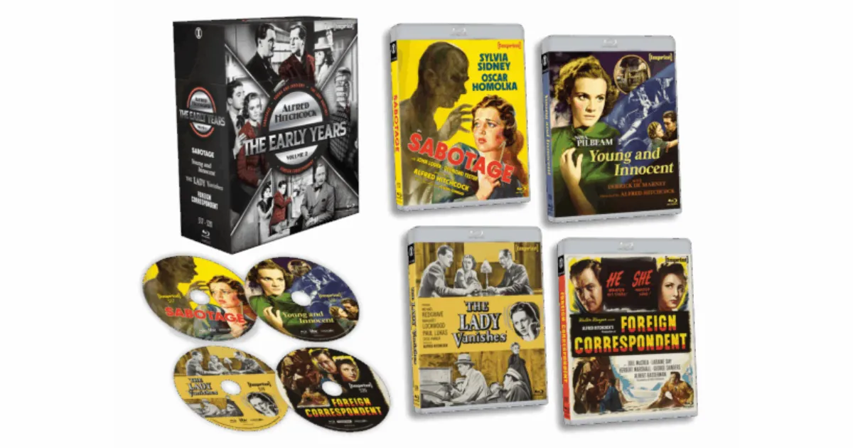 Hitchcock- The Early Years – Volume Two (1936–1940) Blu-ray Box Set Announced by Imprint Films