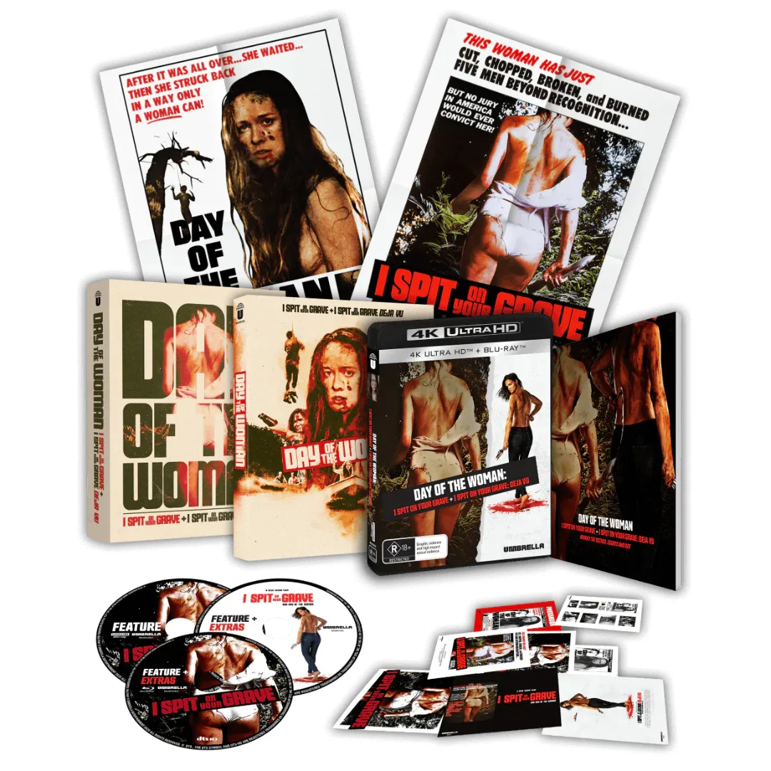 I Spit On Your Grave 4K Blu-ray Umbrella Entertainment