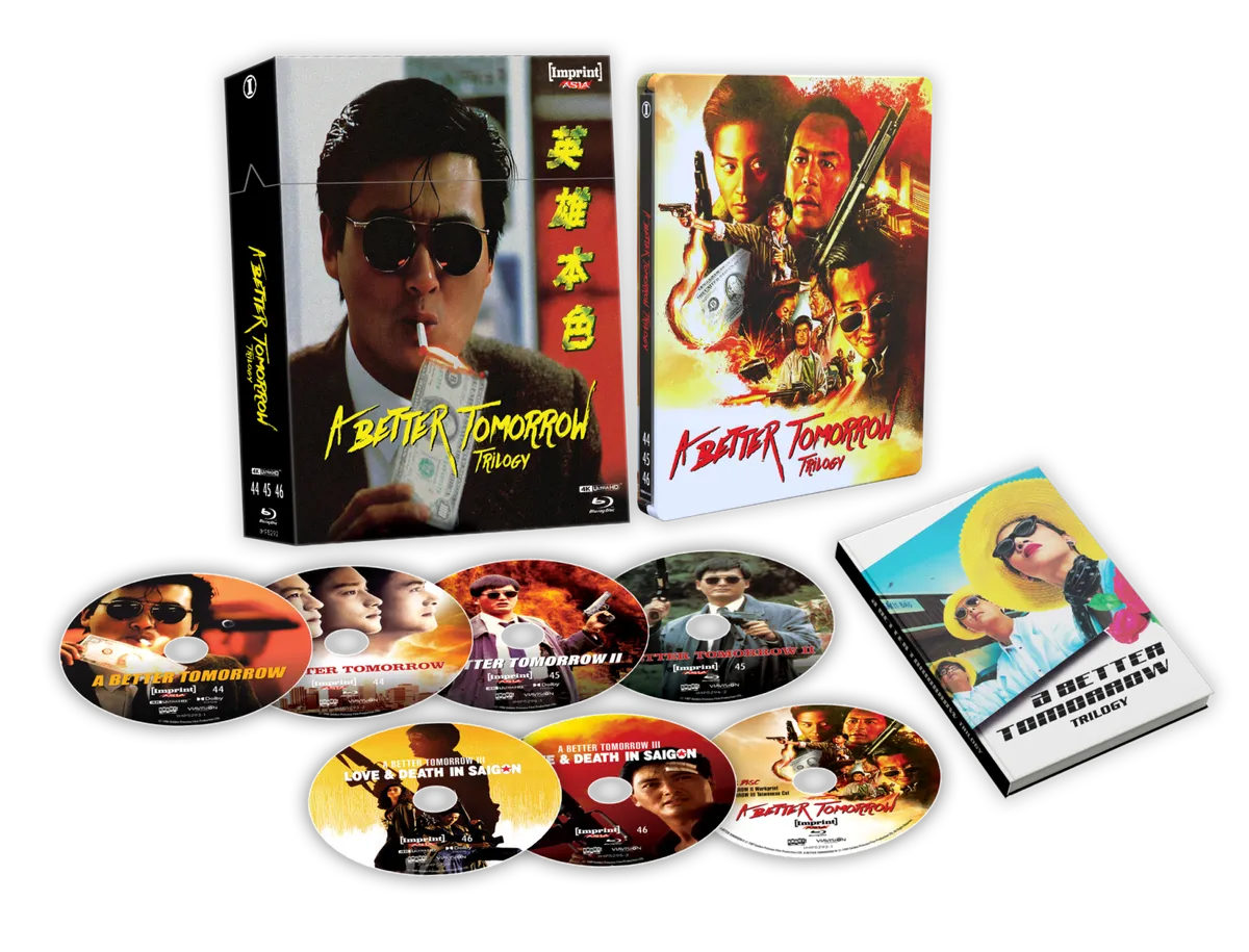 A Better Tomorrow Trilogy Imprint Films Packaging and Contents