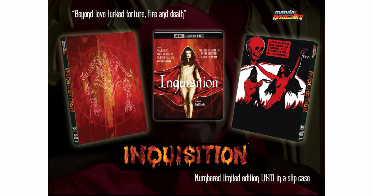 Inquisition 4K Blu-ray Announced by Mondo Macabro