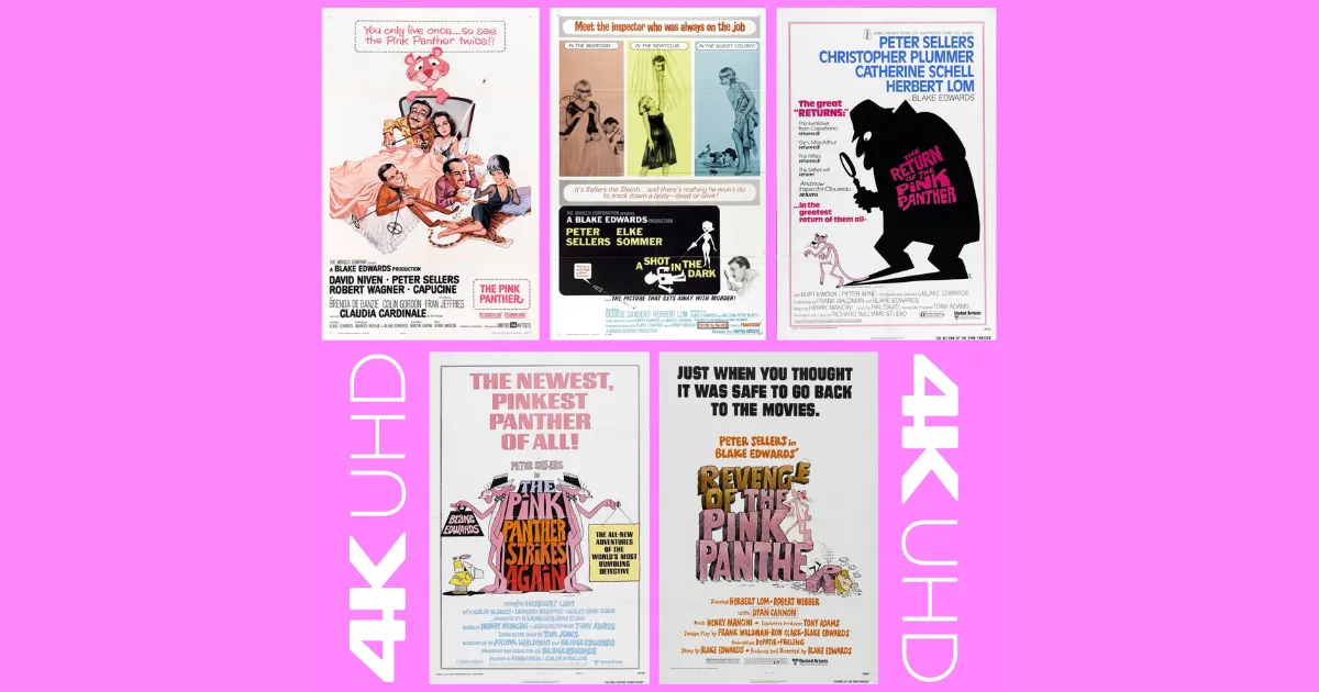 Kino Lorber Announces 4K UHD Restorations of Five Pink Panther Movies