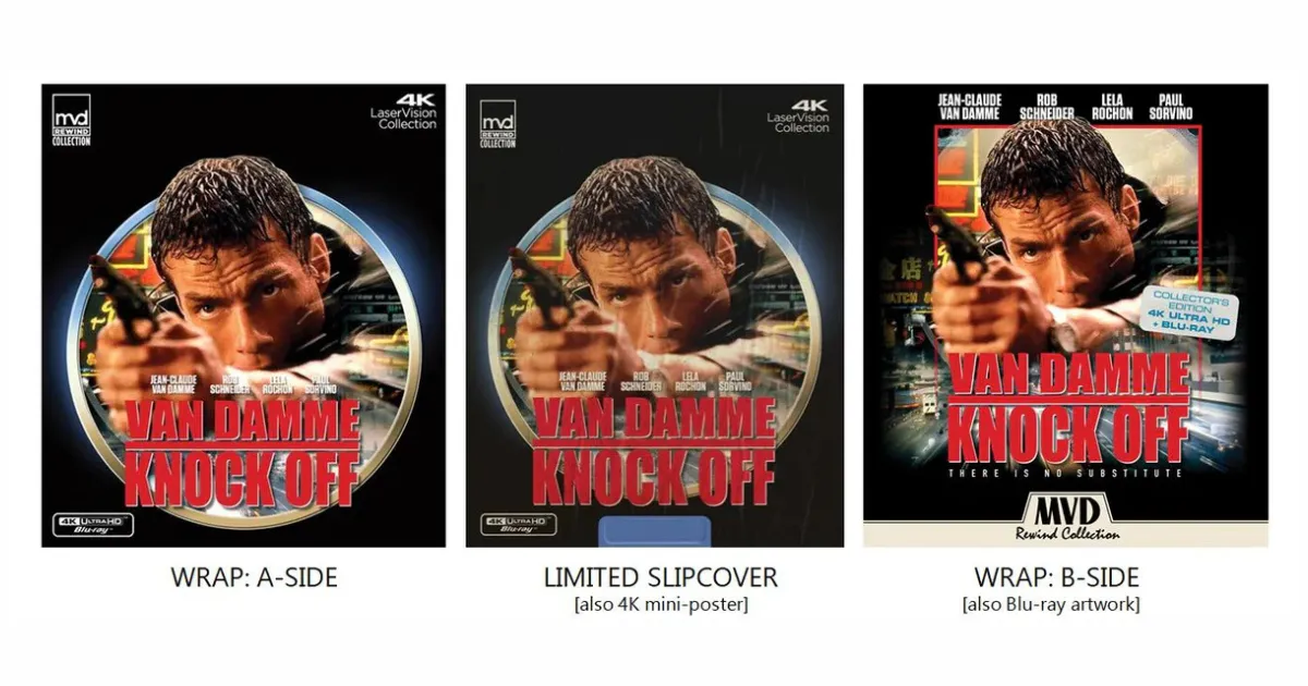 Knock Off (1998) 4K Blu-ray Announced for January 2026 from MVD Rewind Collection