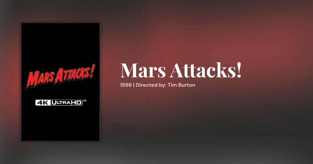 Mars Attacks 4K UHD Steelbook