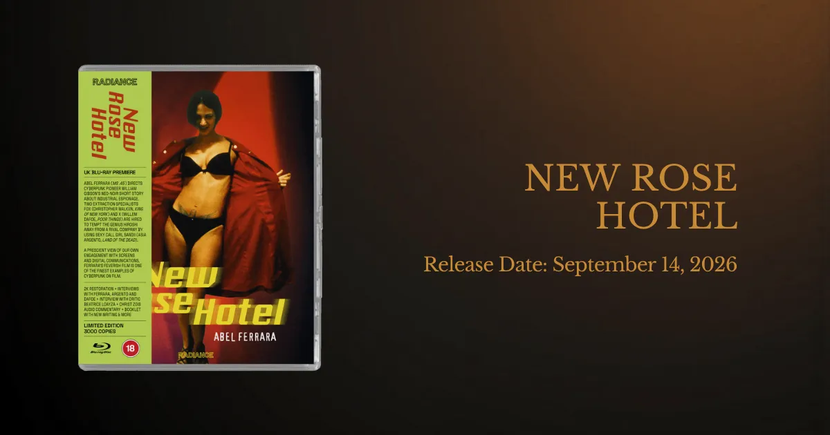 New Rose Hotel Blu-ray from Radiance FIlms