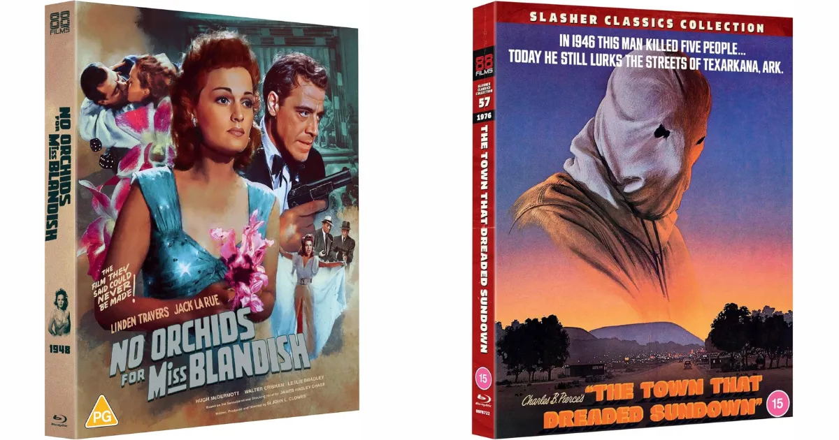 No Orchids for Miss Blandish and *The Town That Dreaded Sundown out now on Blu-ray from 88 Films