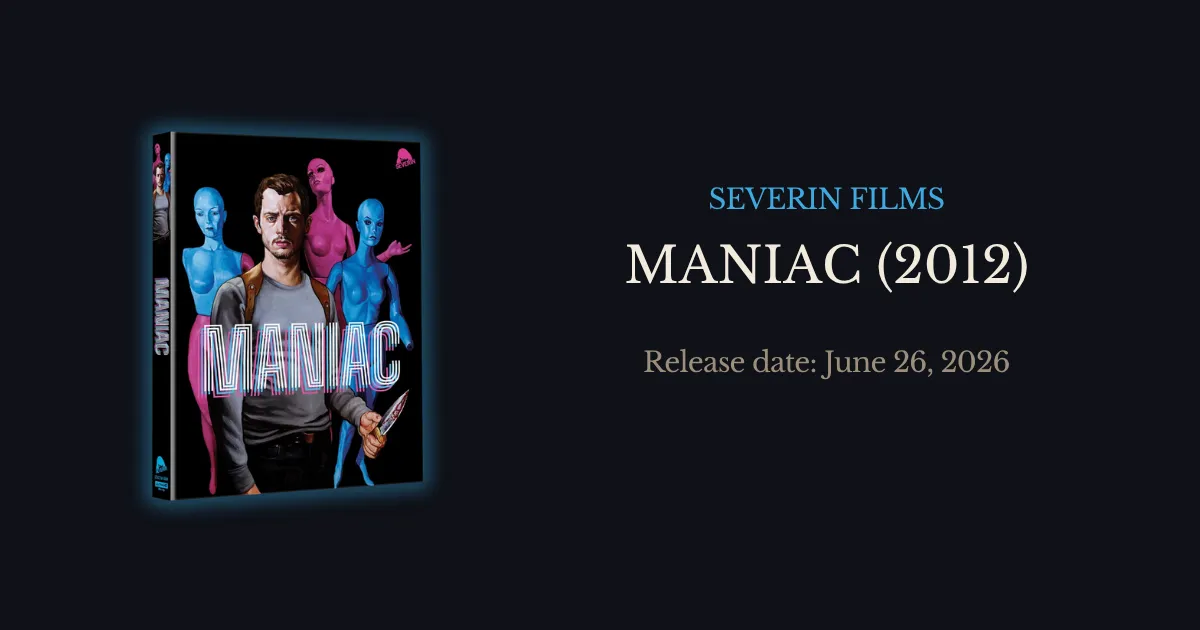 Elijah Wood's Maniac Gets Its First North American 4K UHD Release from Severin Films
