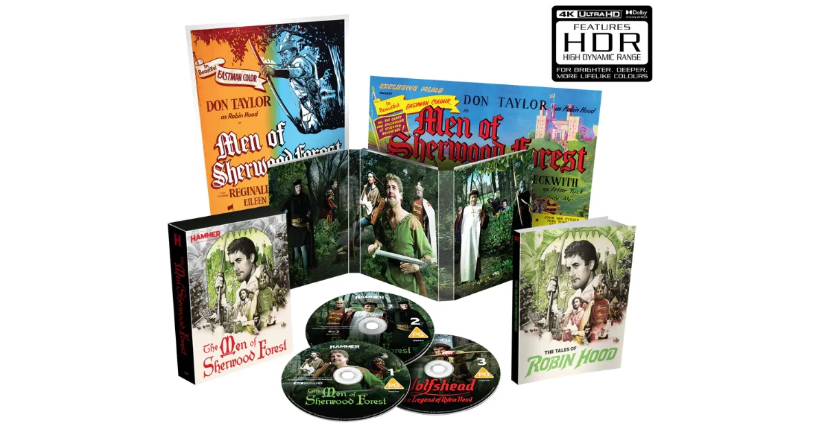 The Men of Sherwood Forest Limited Collector’s Edition 4K UHD from Hammer Films