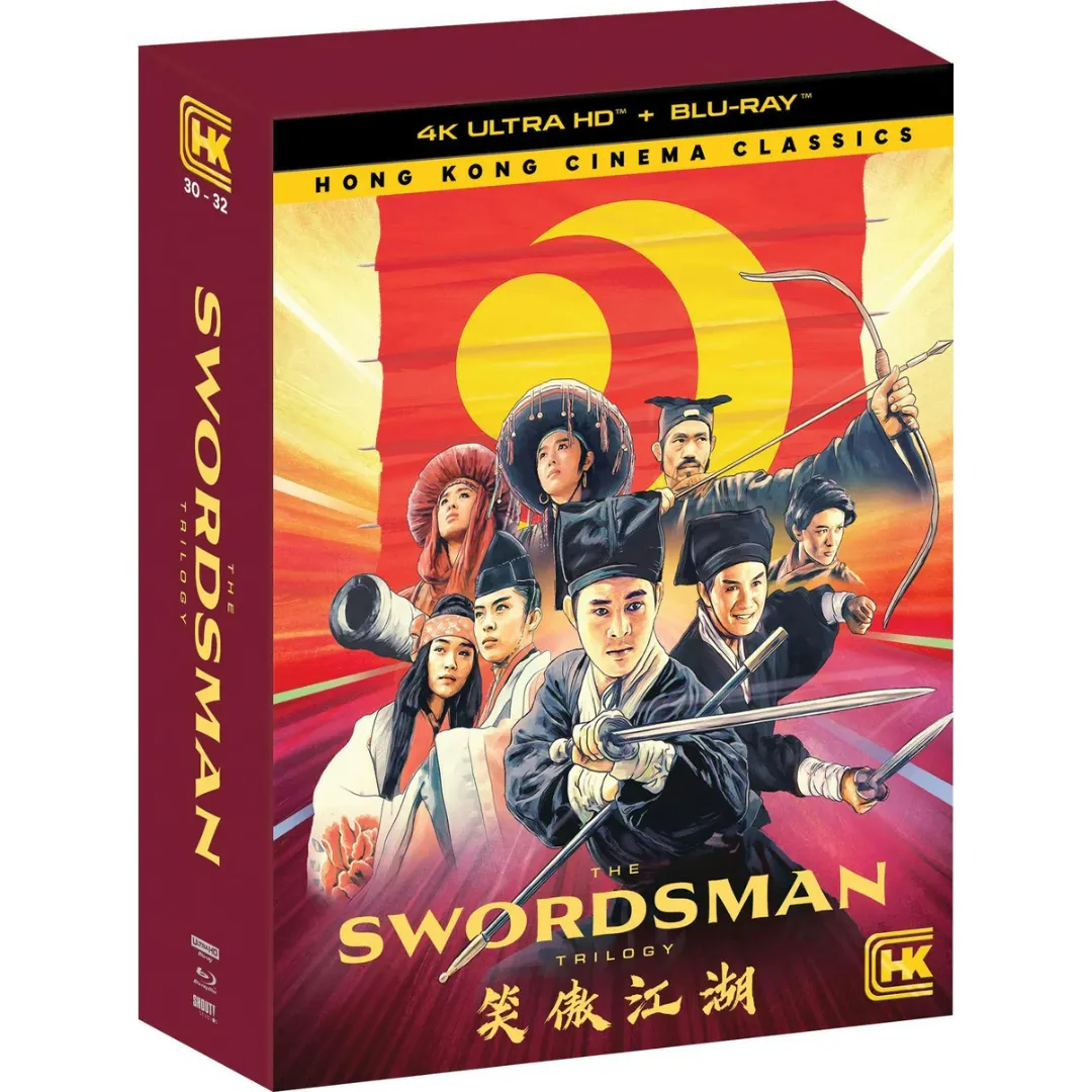 The Swordsman Trilogy 4K UHD and Blu-ray Collection from Shout Studios Hong Kong Cinema Classics