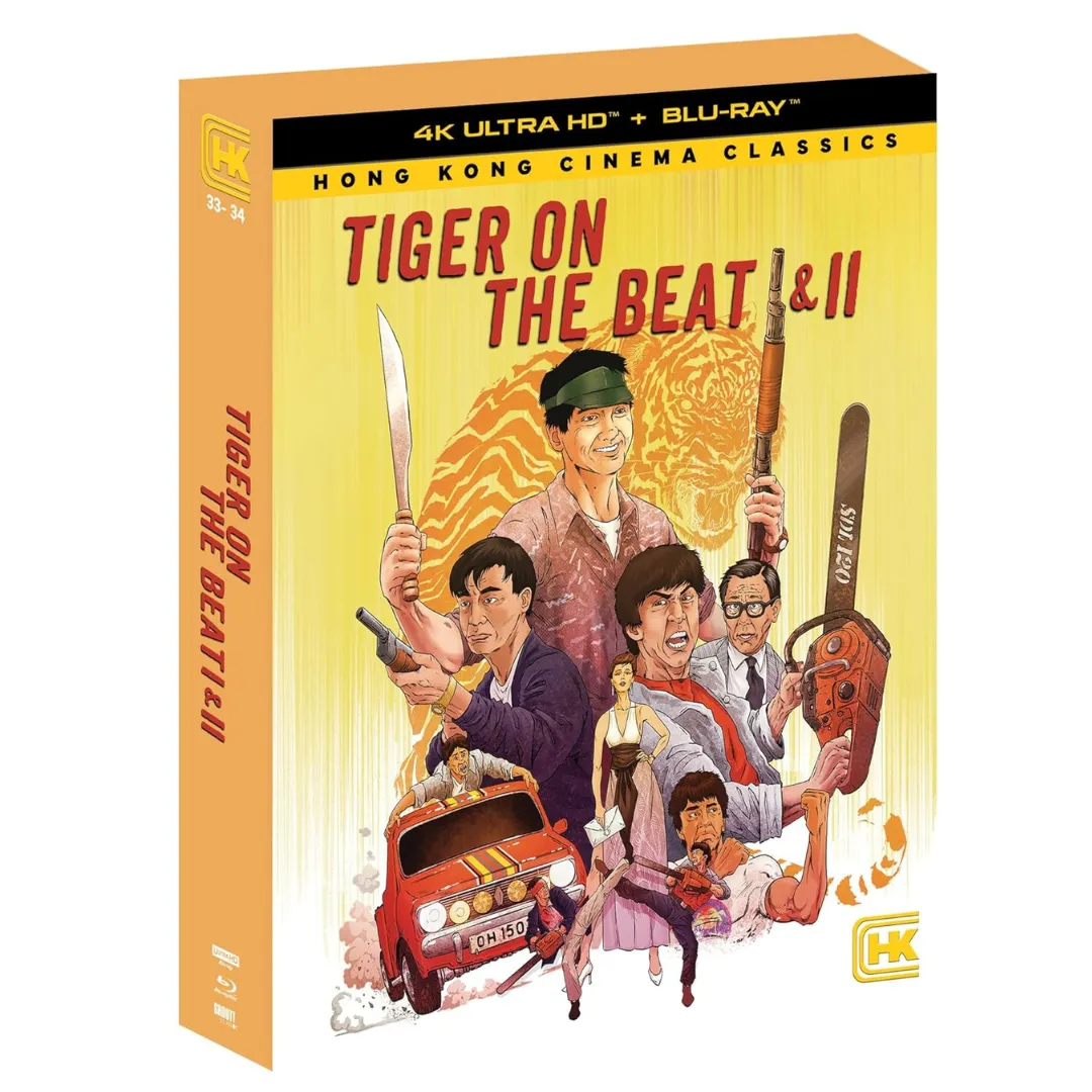 Tiger on the Beat I and II 4K UHD Blu-ray Hong Kong Cinema Classics