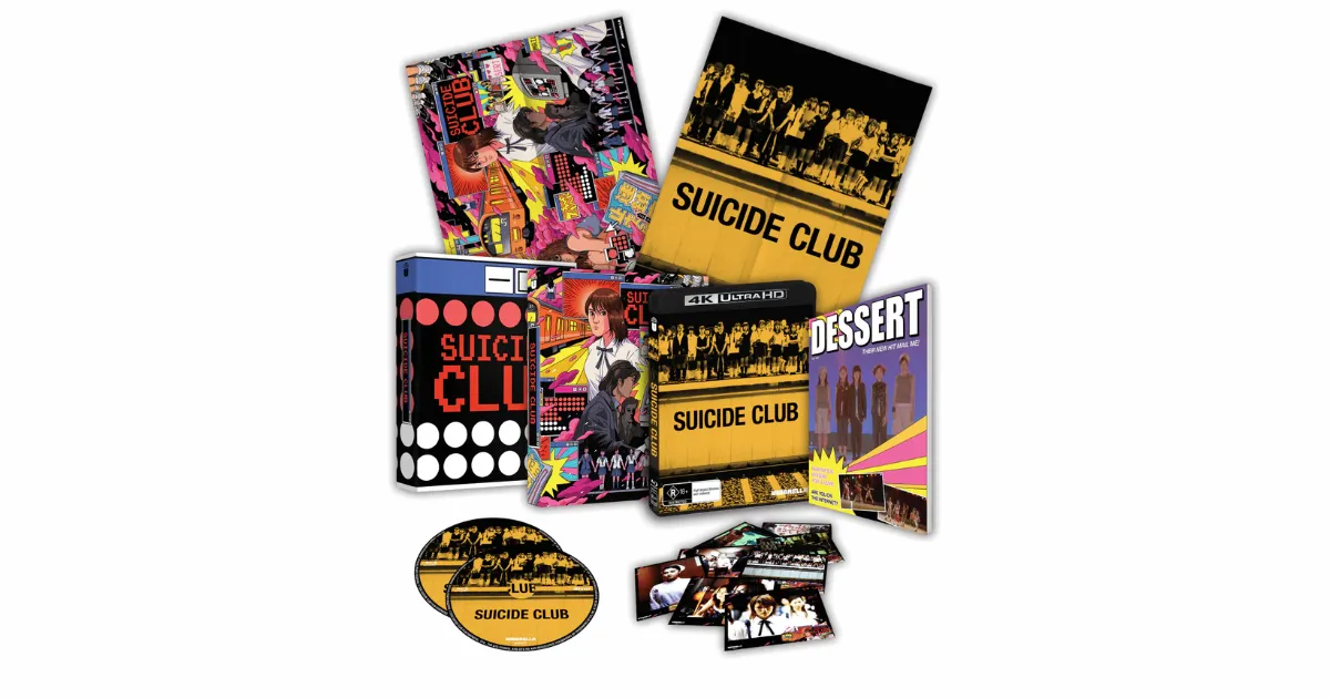 Umbrella Entertainment Suicide Club 4K Blu-ray Collectors Edition