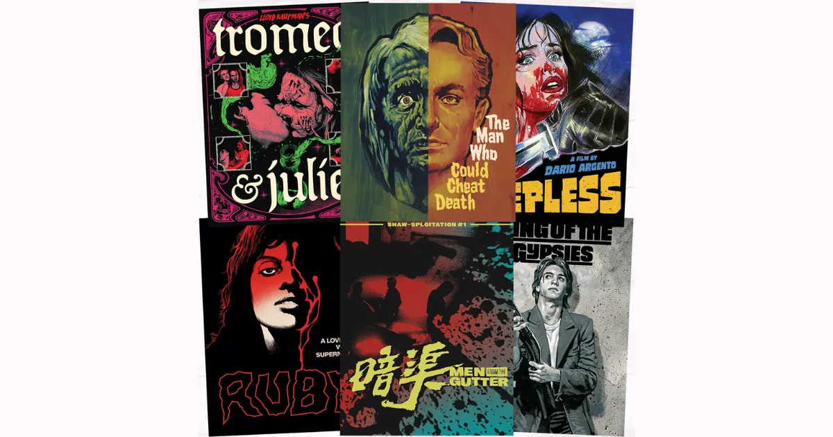 Vinegar Syndrome October 2025 Blu-ray & 4K Releases- Tromeo and Juliet, Ruby, Sleepless, More