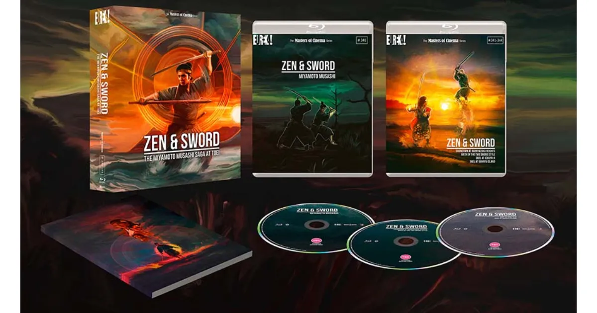 Zen & Sword- Complete Miyamoto Musashi Saga Box Set Packaging and Contents