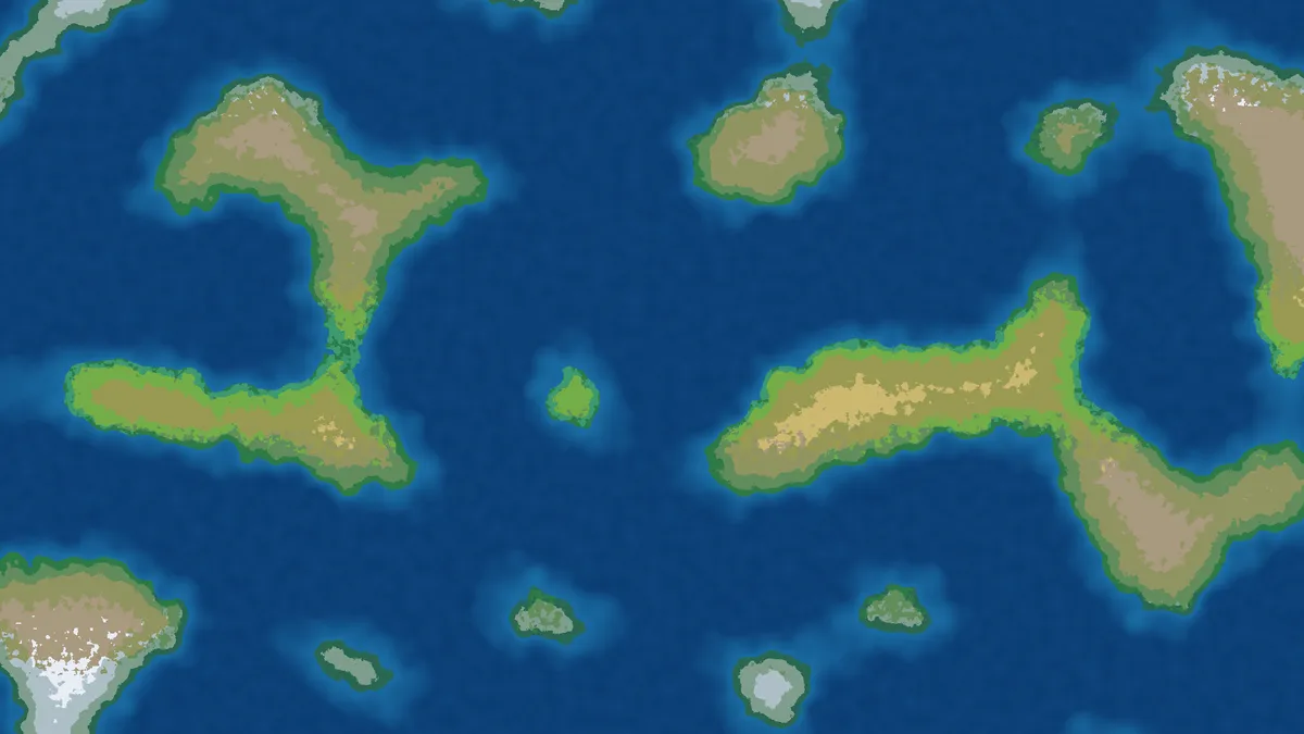 The map before we toggle the temperature.