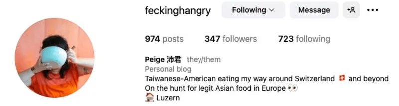 Feckinghangry's profile information.