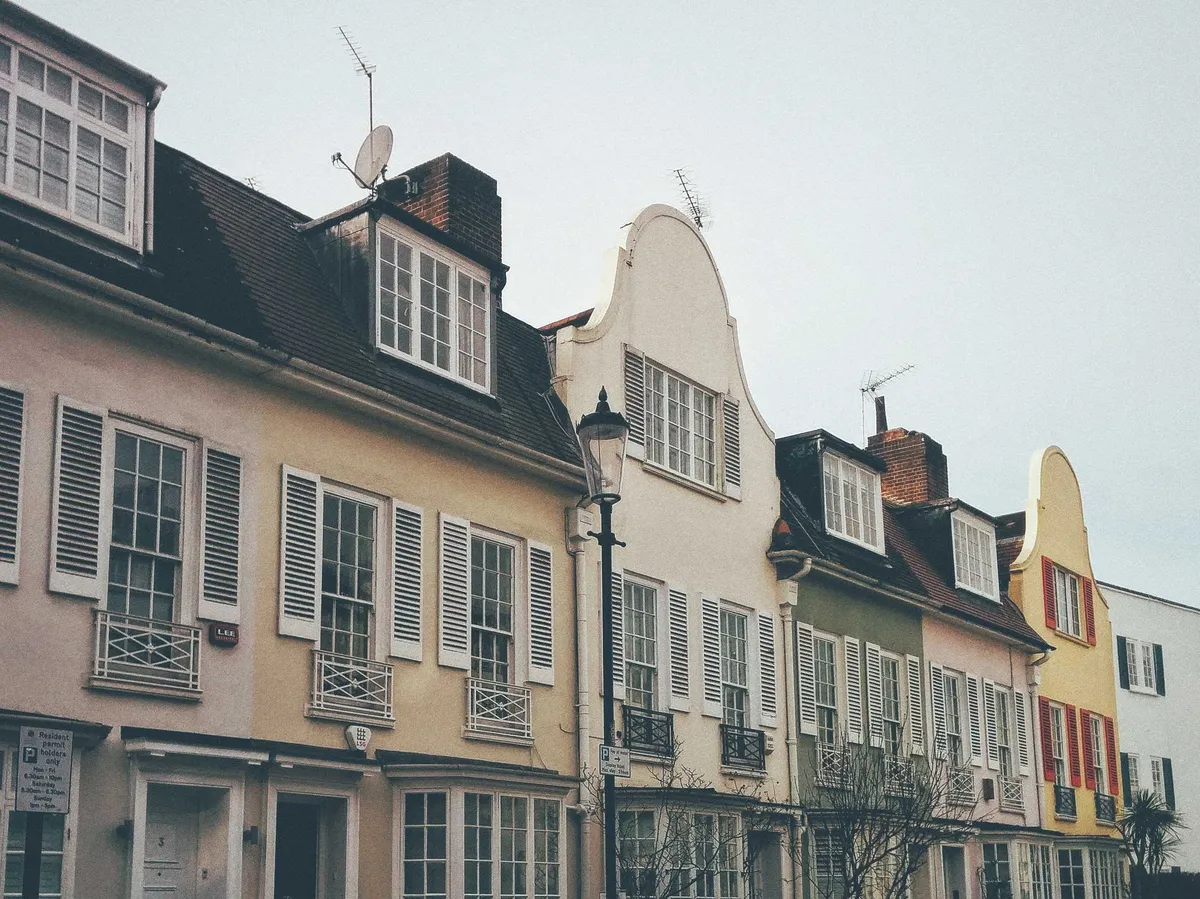Homes with dutch gables.
