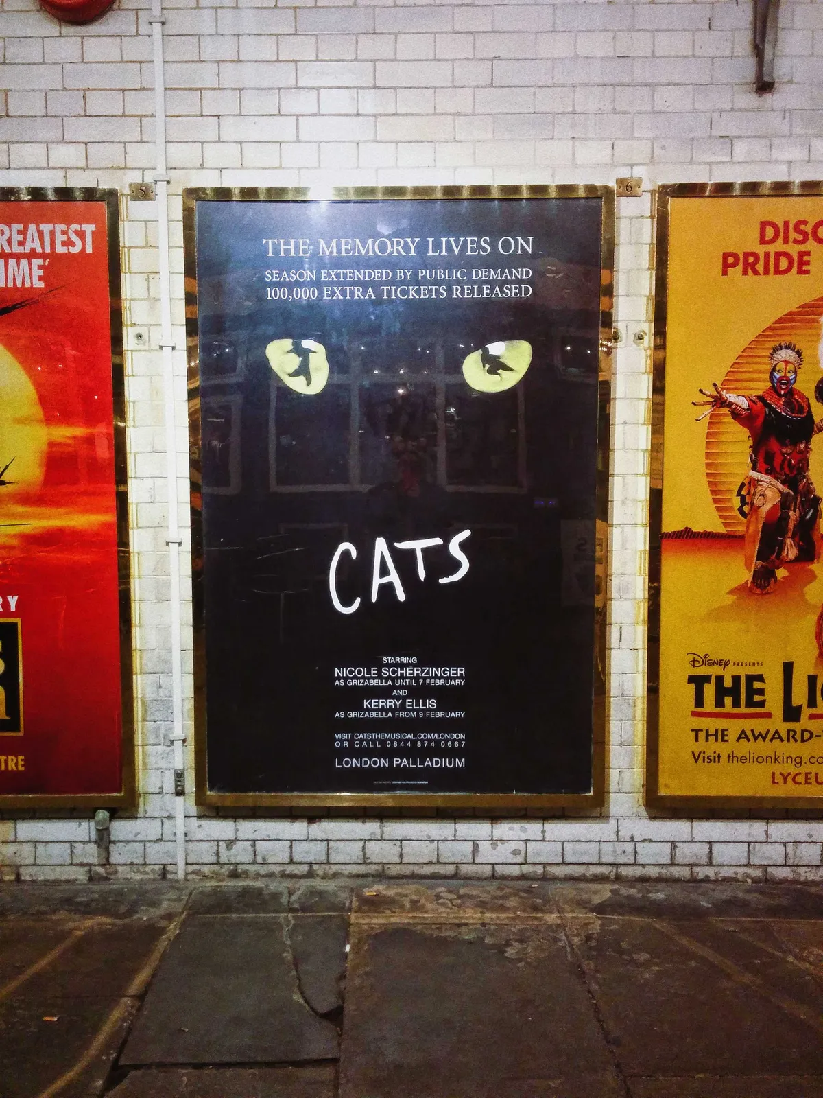 A poster for the musical, 