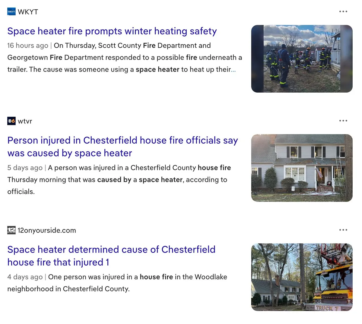 spaceheaterfires