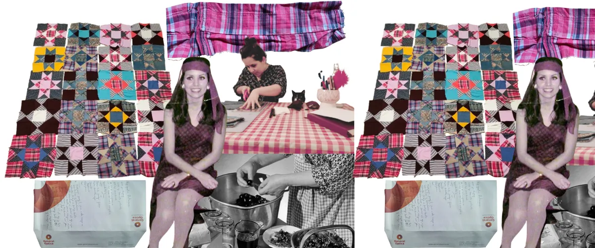 collage quilt fanzine