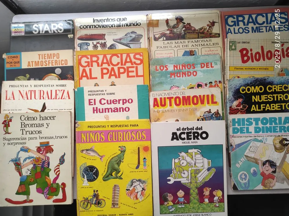 los libros que leía cuando era pequeña