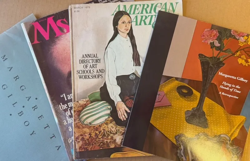Publications documenting Margaretta Gilboy's artistic career