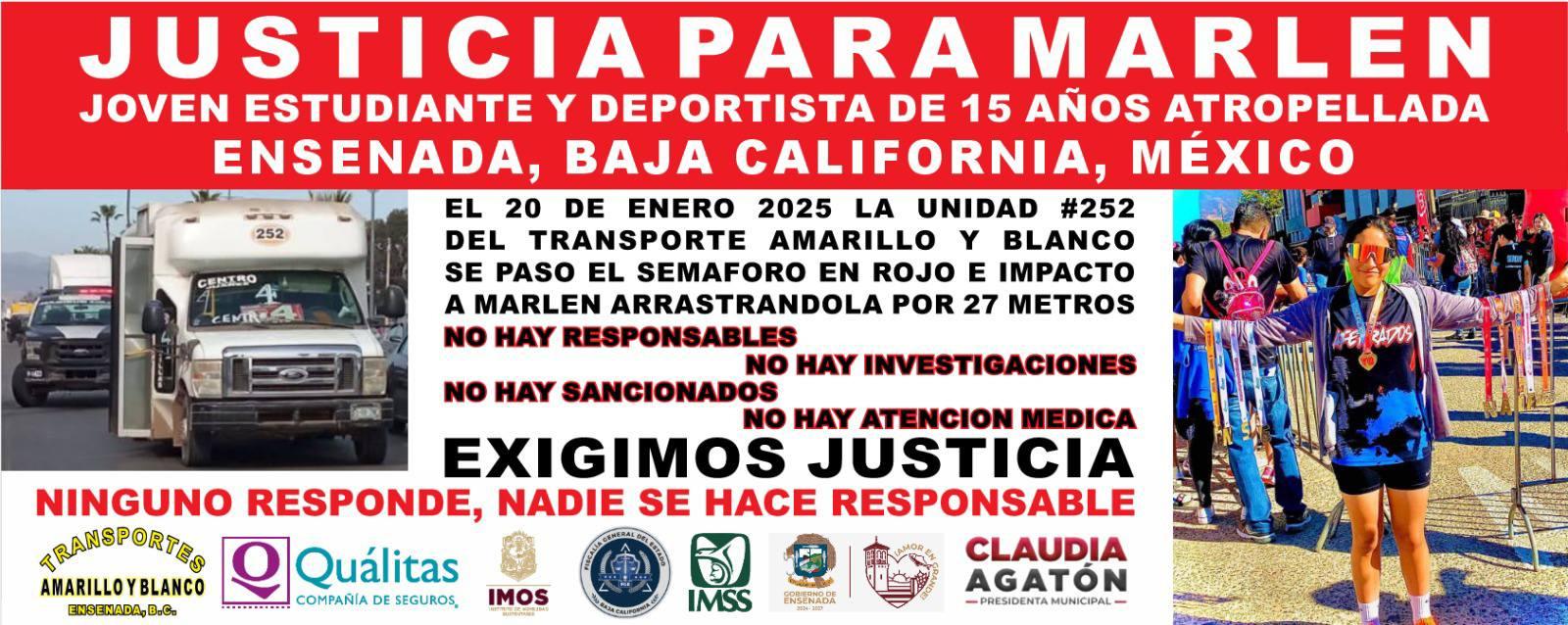 poster Justicia para Marlen