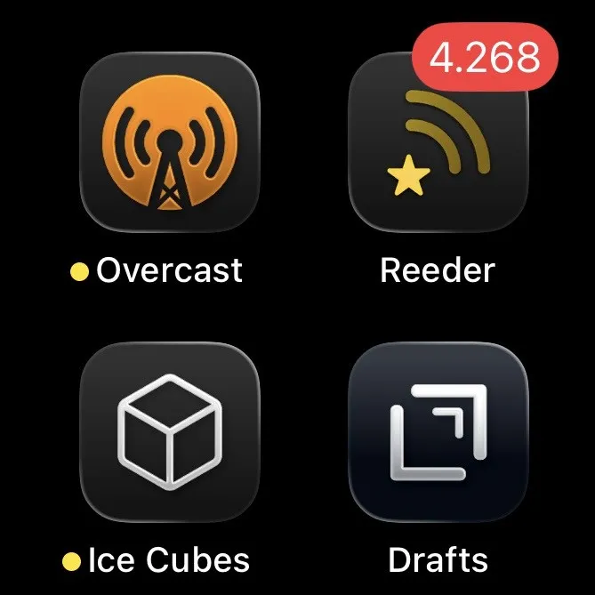 tilted/crooked icons in ios 26