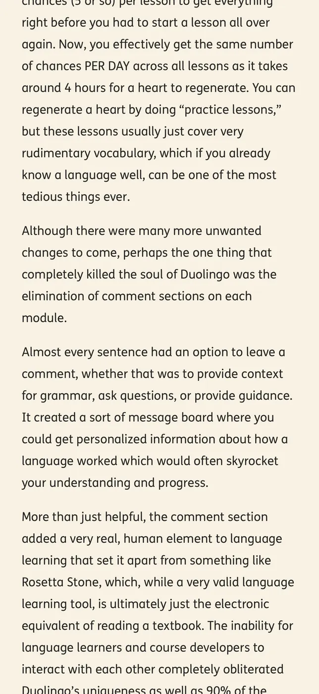 reading mode in instapaper