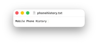 phonehistory