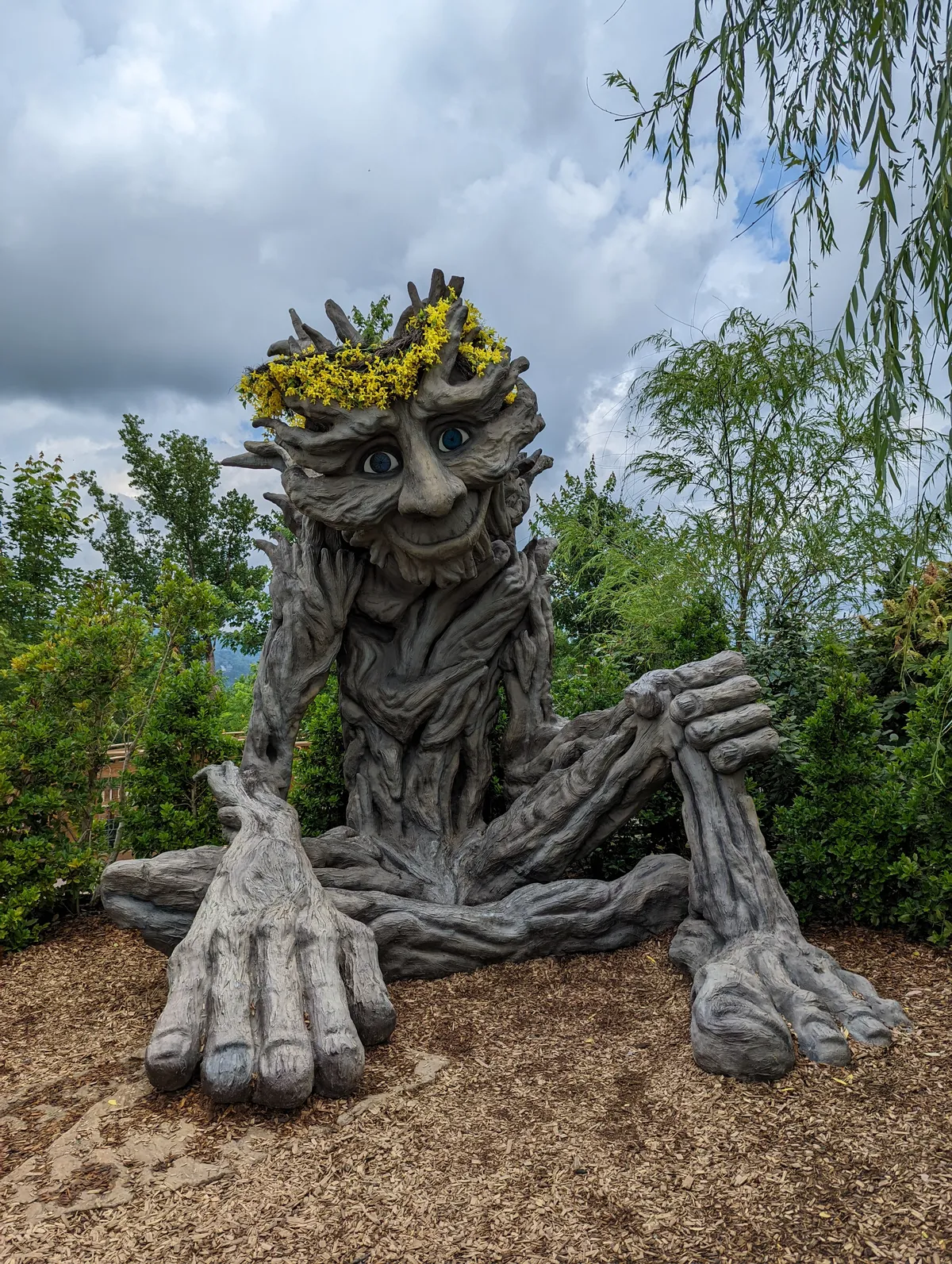 The Forest Giant sculpture/statue at Anakeesta in Gatlinburg TN
