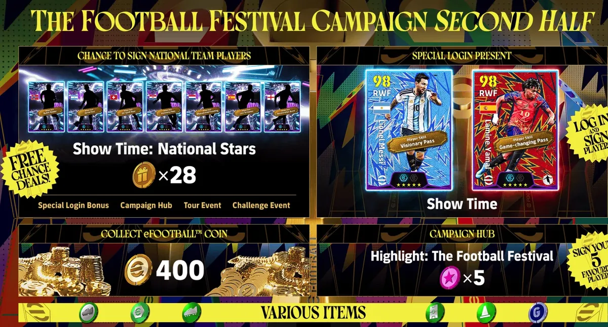 eFootball Football Festival Campaign活动
