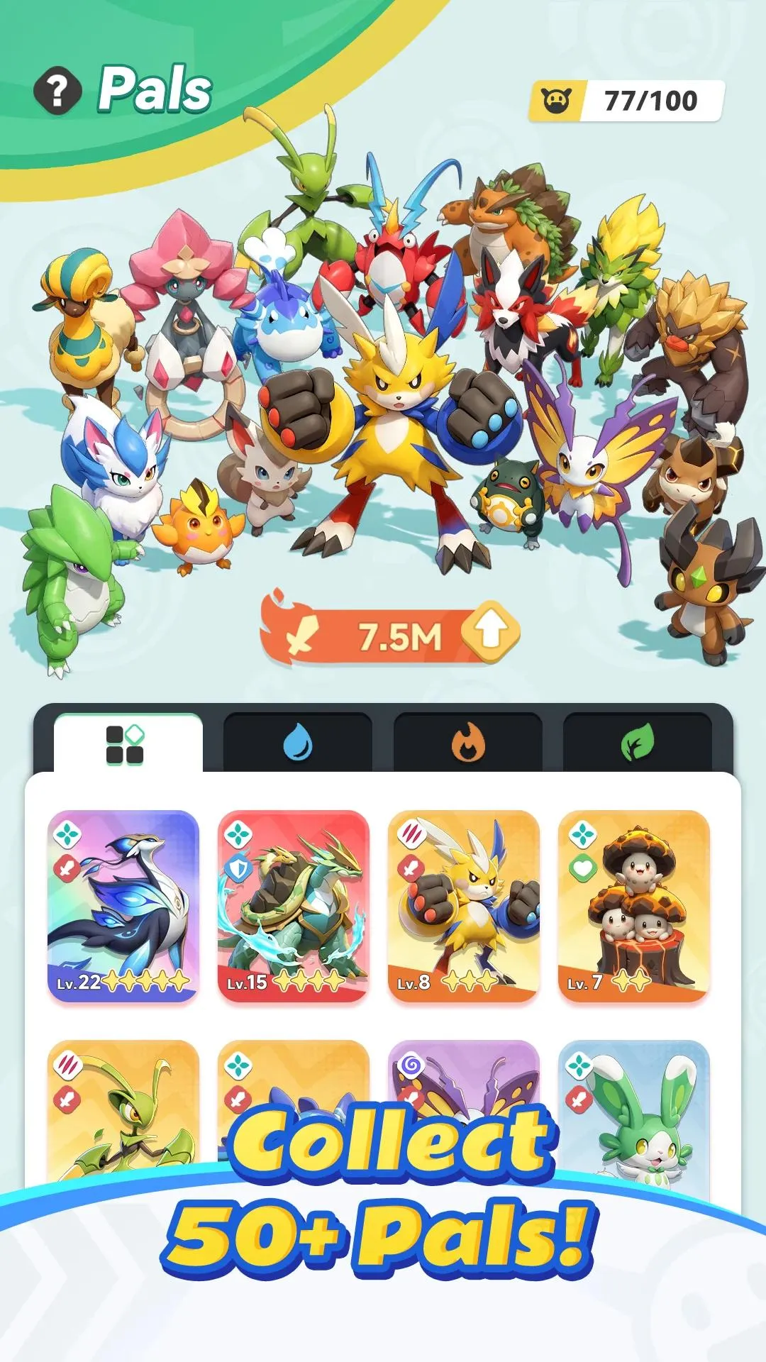 Catch&Build:Lands of Pals宠物角色