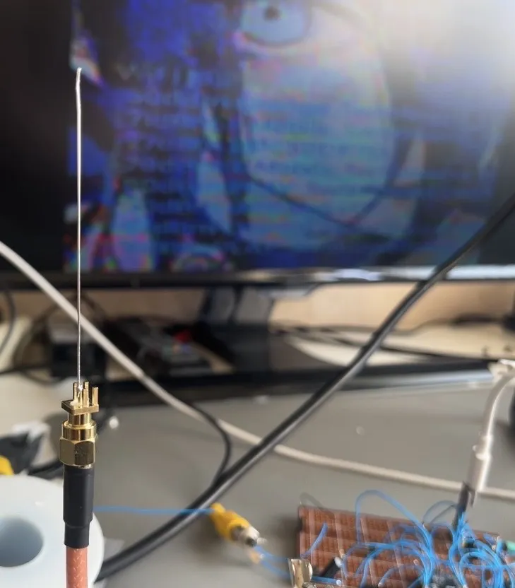 Improvised tuned antenna