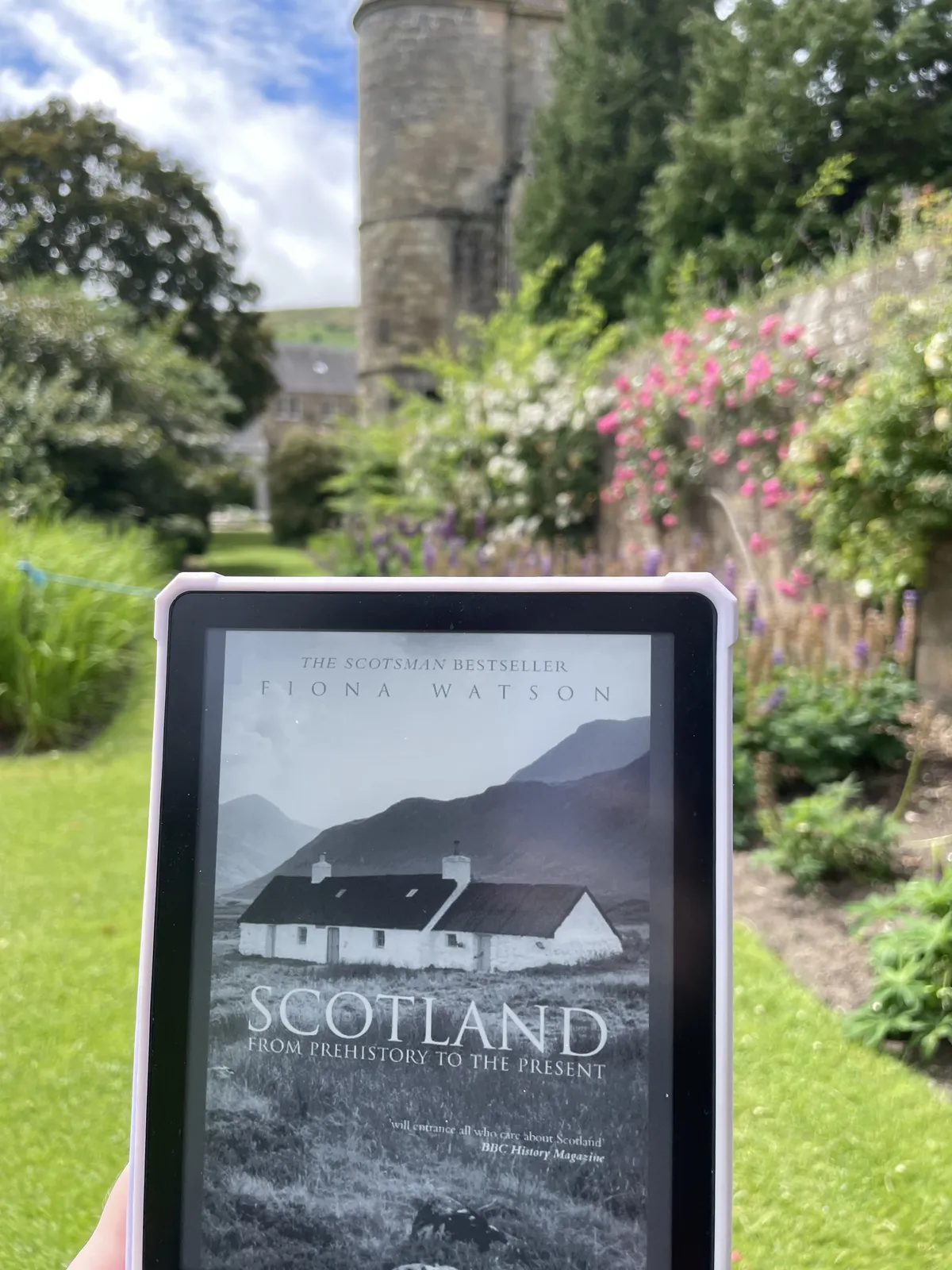 Scotland: From Prehistory to Present in front of Falkland Castle