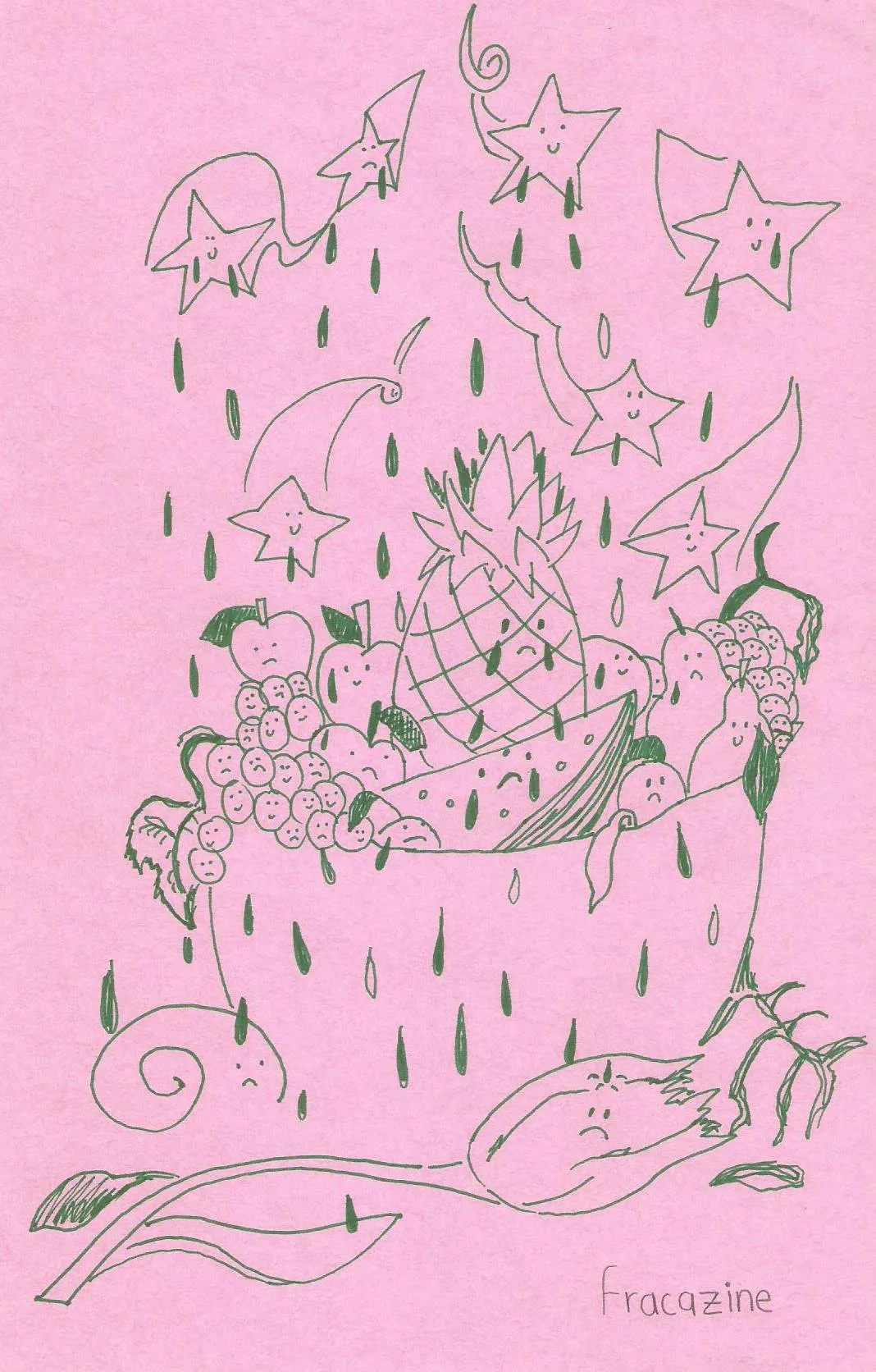 tapa de fanzine de fracaso fracazine