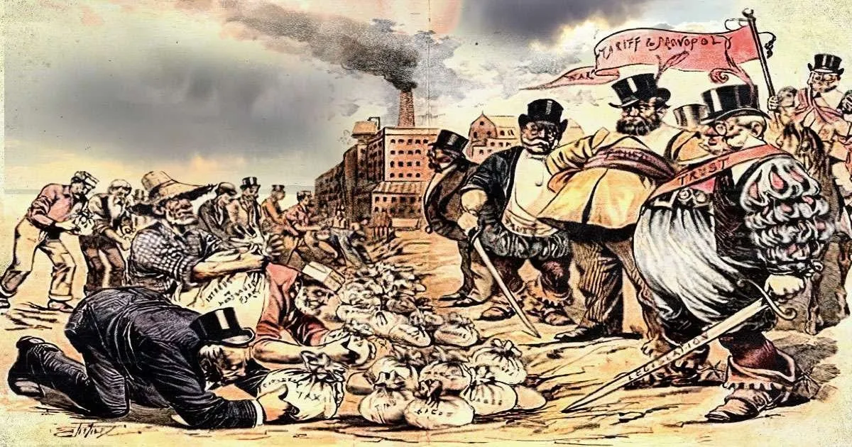A cartoon of the robber barons