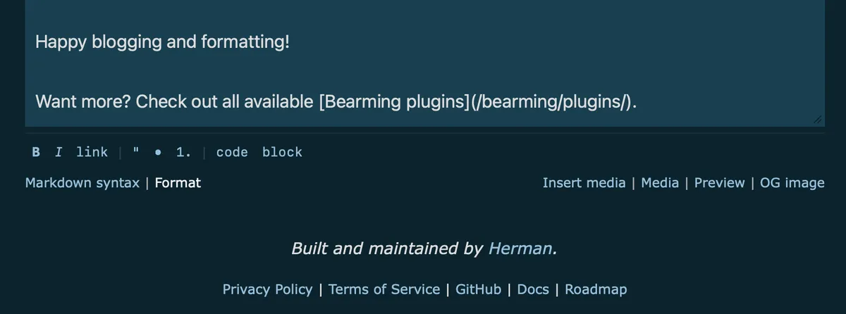 Bear lightweight markdown editor