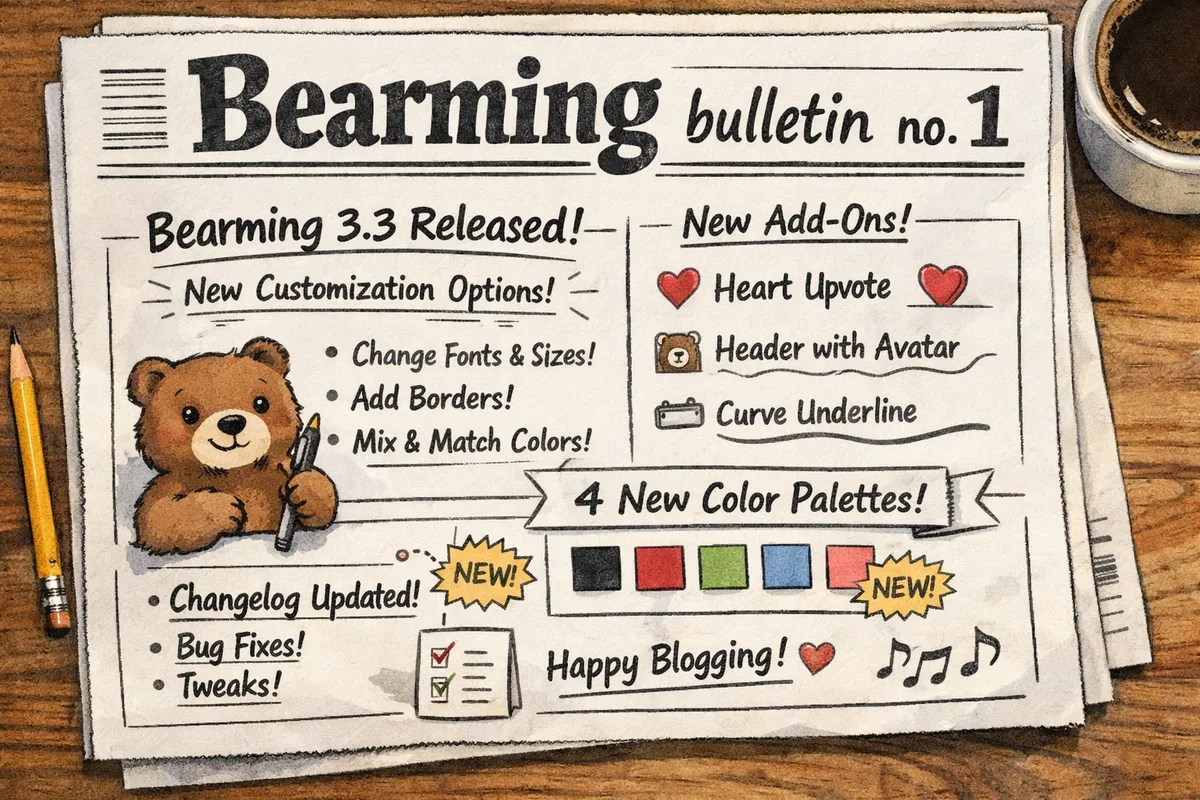 Bearming bulletin no. 1