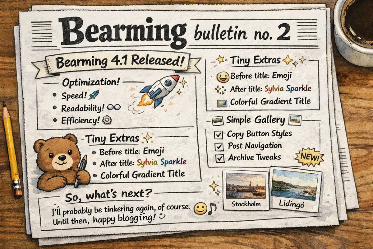 Bearming bulletin 2