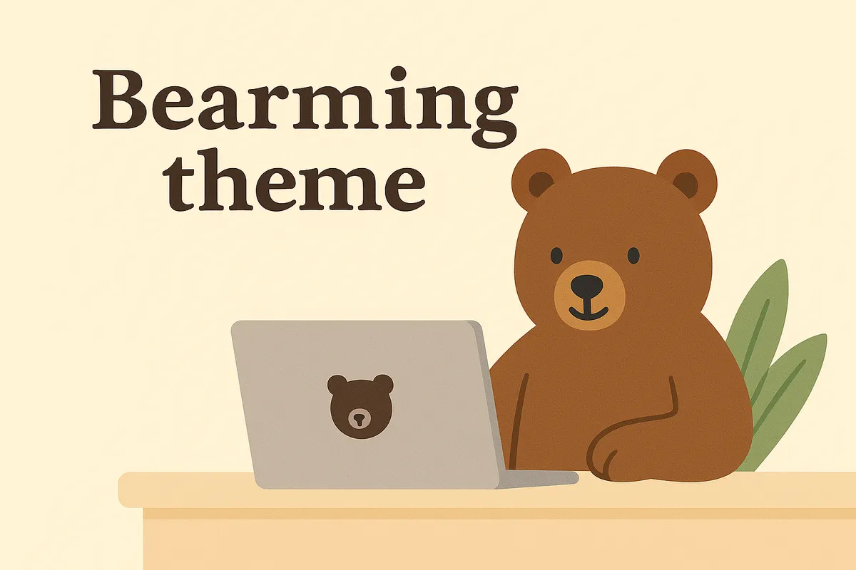 Bearming theme for Bear blog