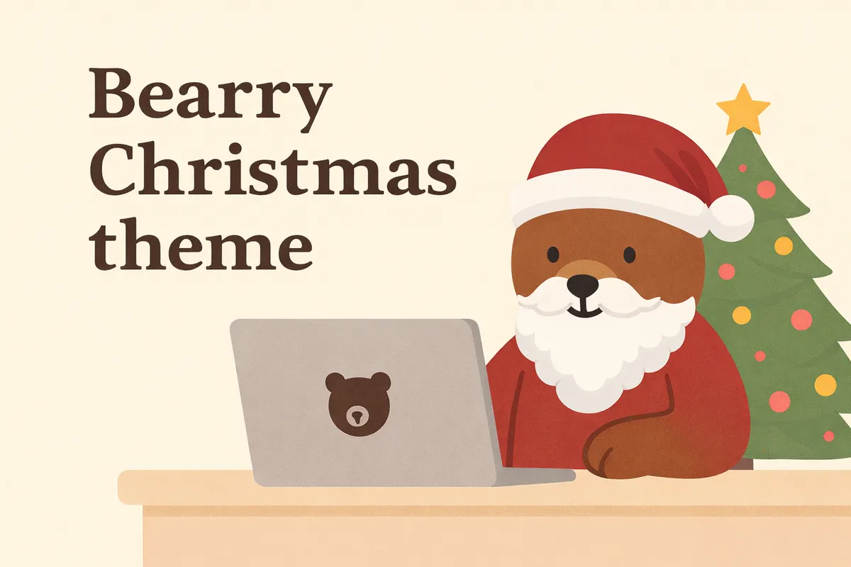 Bearry Christmas theme