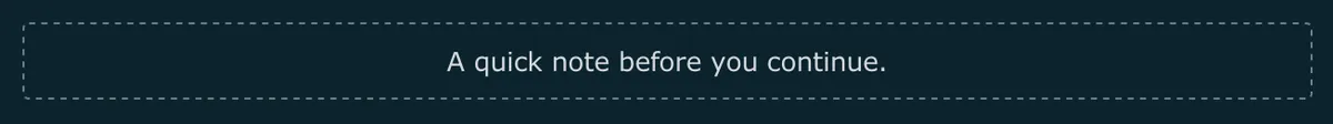 Callout note example