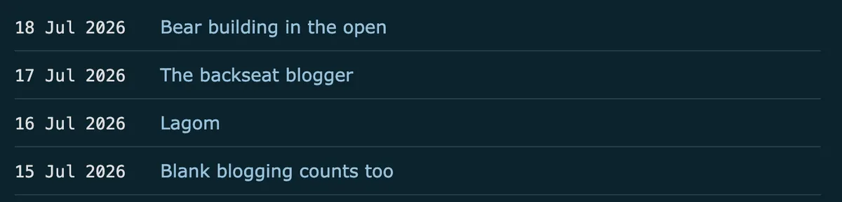 Divider list
