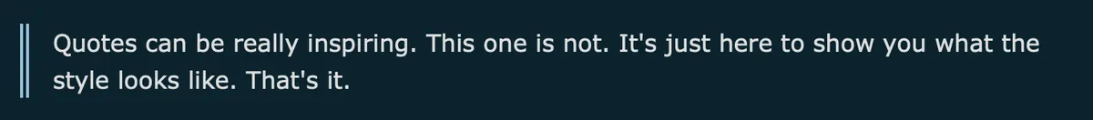 Double border blockquote