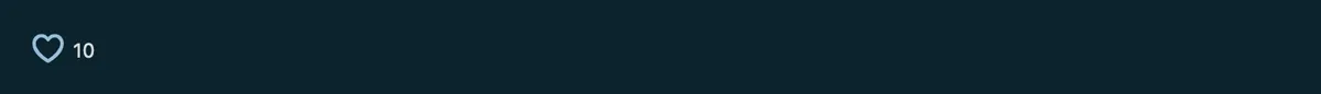 Heart inline upvote button