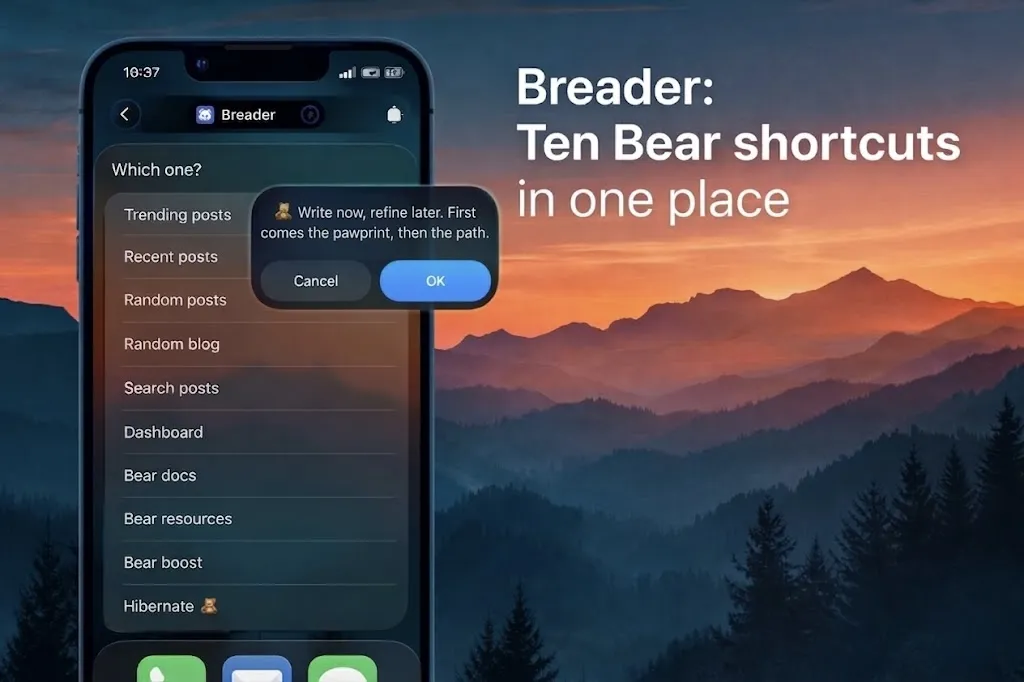 Breader Bear blog reader