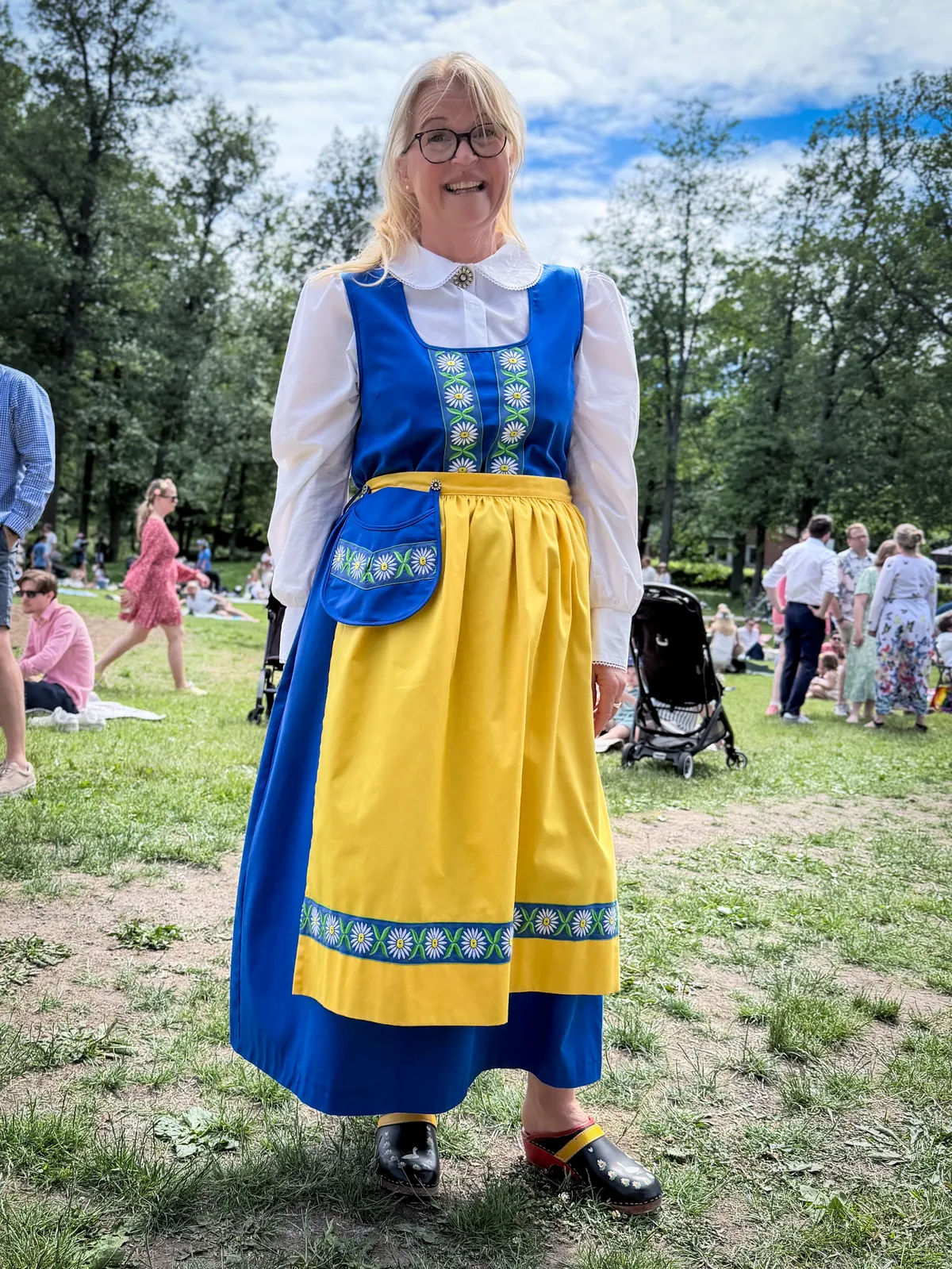 Woman with traditional clothes